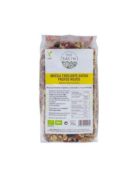 Muesli Crocante Frutos Rojos 250g